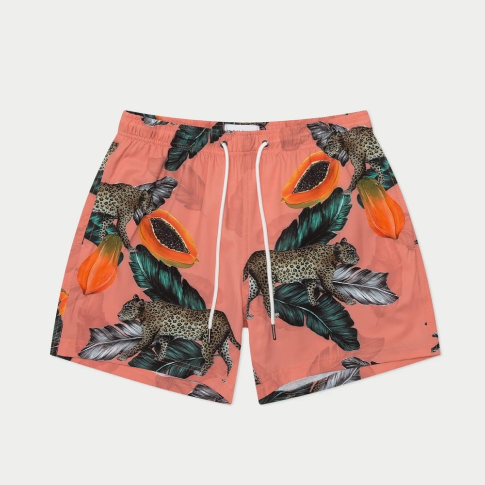 Mavrans Swim Fruta Bomba Bathing Suit Lined Shorts Vacation UPF 50 Mens Size XL